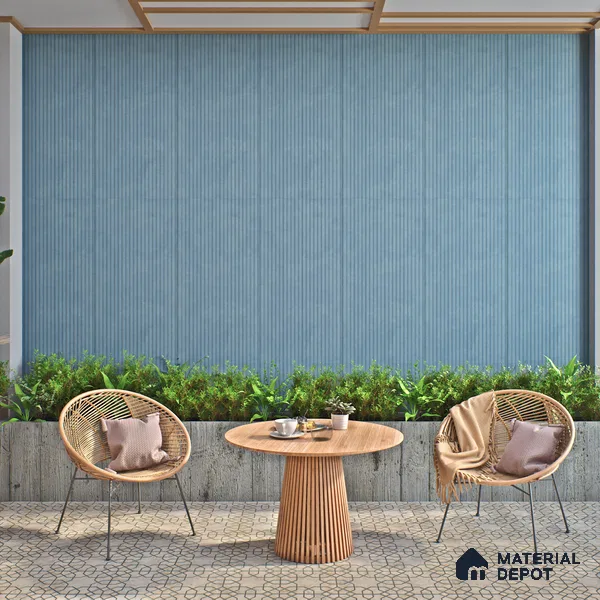 Punch Wall Tile TL 06187 B Lemmy Dusk Comb 4 ft x 2 ft Vitrified Lustera Effect Feather Feel Matte Finish - 8.5 mm | Suitable for Living Room, Bedroom, Bathroom