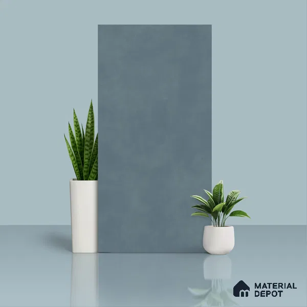 Cement Wall & Floor Tile TL 06187 Lemmy Dusk 4 ft x 2 ft Vitrified Lustera Effect Feather Feel Matte Finish - 8.5 mm | 11 Random Design | Suitable for Living Room, Bedroom, Bathroom