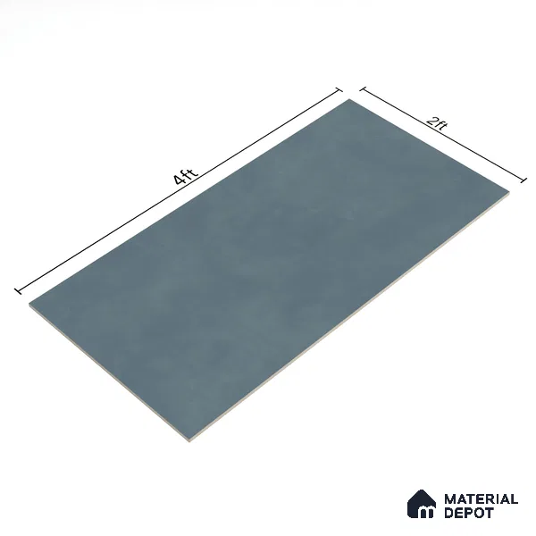 Cement Wall & Floor Tile TL 06187 Lemmy Dusk 4 ft x 2 ft Vitrified Lustera Effect Feather Feel Matte Finish - 8.5 mm | 11 Random Design | Suitable for Living Room, Bedroom, Bathroom