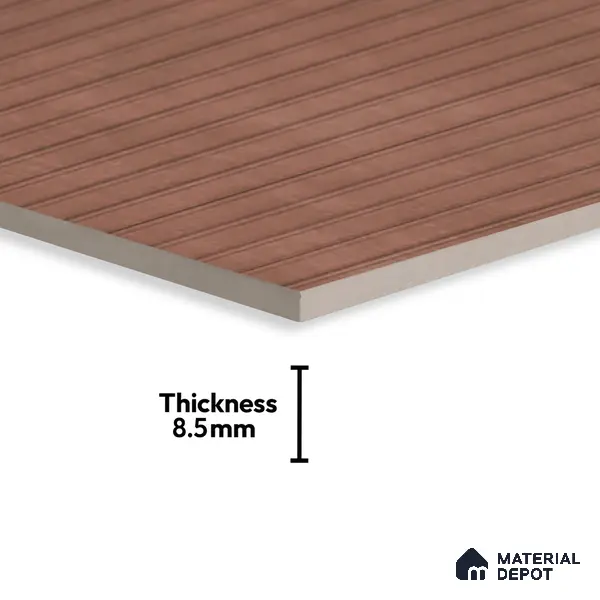 Punch Wall Tile TL 06185 B Lemmy Grape Comb 4 ft x 2 ft Vitrified Lustera Effect Feather Feel Matte Finish - 8.5 mm | Suitable for Living Room, Bedroom, Bathroom