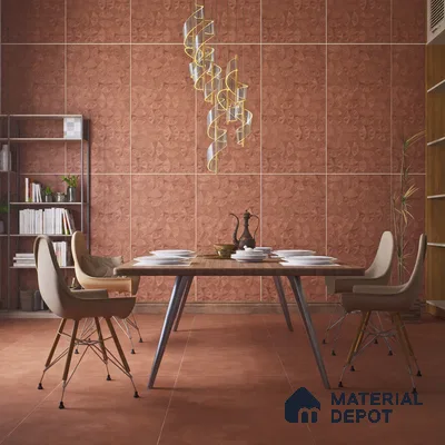Punch Wall Tile TL 06185 C Trigon Lemmy Grape Triangle 4 ft x 2 ft Vitrified Lustera Effect Feather Feel Matte Finish - 8.5 mm | 3 Random Design | Suitable for Living Room, Bedroom, Bathroom