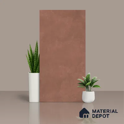 Cement Wall & Floor Tile TL 06185 Lemmy Grape 4 ft x 2 ft Vitrified Lustera Effect Feather Feel Matte Finish - 8.5 mm | 5 Random Design | Suitable for Living Room, Bedroom, Bathroom
