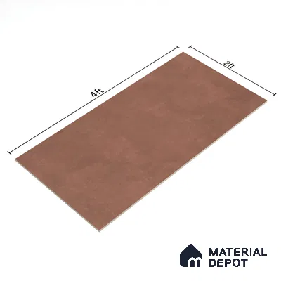 Cement Wall & Floor Tile TL 06185 Lemmy Grape 4 ft x 2 ft Vitrified Lustera Effect Feather Feel Matte Finish - 8.5 mm | 5 Random Design | Suitable for Living Room, Bedroom, Bathroom