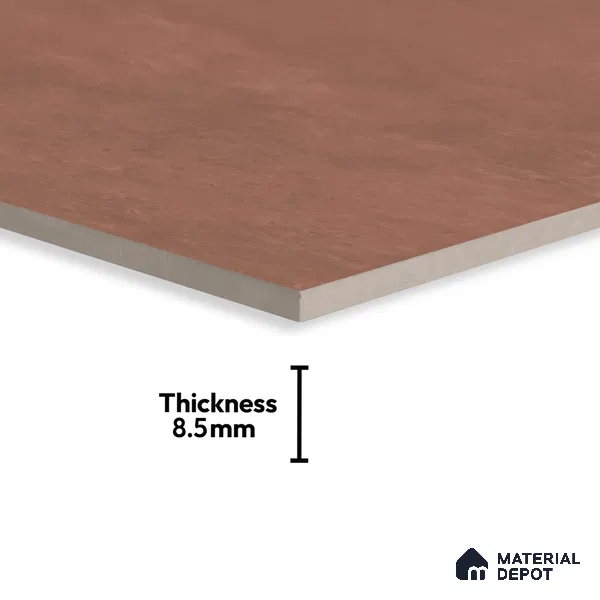 Cement Wall & Floor Tile TL 06185 Lemmy Grape 4 ft x 2 ft Vitrified Lustera Effect Feather Feel Matte Finish - 8.5 mm | 5 Random Design | Suitable for Living Room, Bedroom, Bathroom