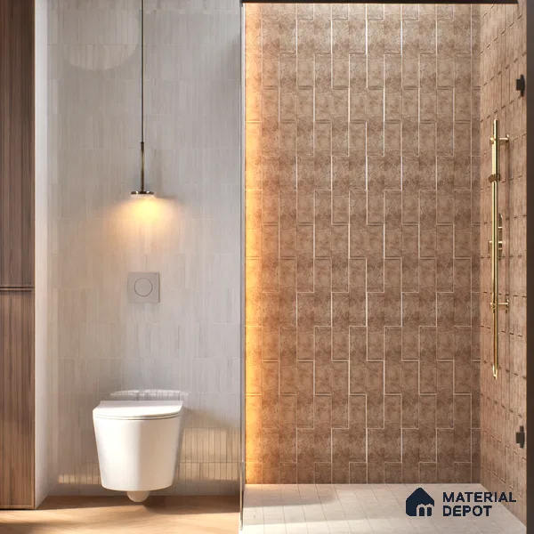 TL 03727 Ceniza 300x75 mm Matte Finish Ceramic Wall Subway Tile - 10 mm