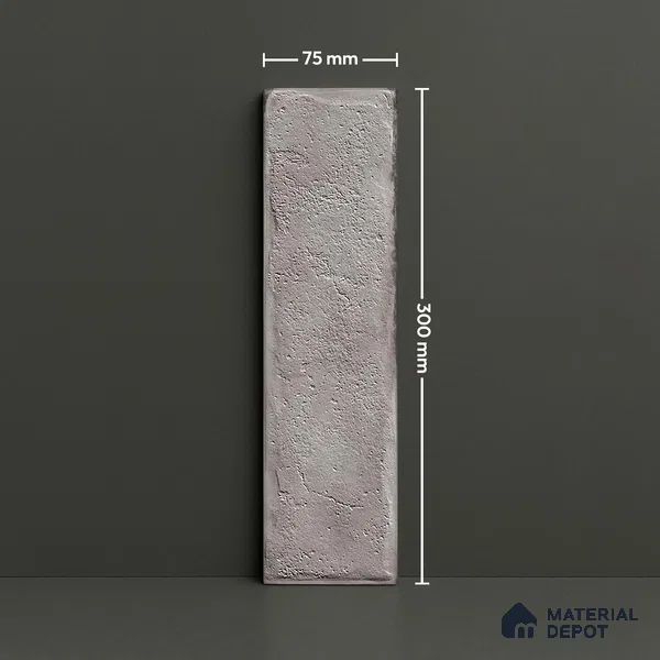 TL 03727 D Cementum 300x75 mm Matte Finish Ceramic Wall Subway Tile - 10 mm