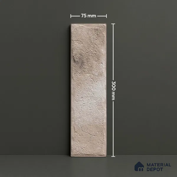 TL 03727 E Crema 300x75 mm Matte Finish Ceramic Wall  Subway Tile - 10 mm (Sample)