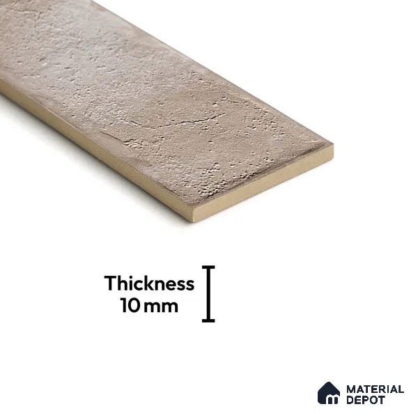 TL 03727 E Crema 300x75 mm Matte Finish Ceramic Wall  Subway Tile - 10 mm (Sample)