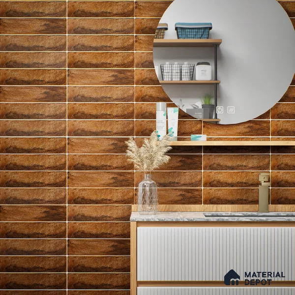 TL 03727 M Terra 300x75 mm Matte Finish Ceramic Wall  Subway Tile - 10 mm