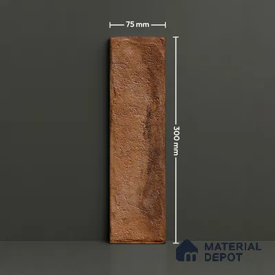 TL 03727 M Terra 300x75 mm Matte Finish Ceramic Wall  Subway Tile - 10 mm