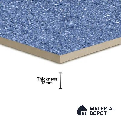 Parking Floor Tile TL 07553 Cerulean Whisper | 16 x 16 inch | Anti Skid Matte Finish Heavy Duty Vitrified Tile - 12 mm | Suitable For Outdoor, Terrace, Balcony | Pattern Alignment May Vary | 2-3 mm Spacer is Mandatory