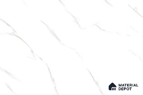 TL 01908 A Chalk Light 18 x 12 inch Glossy Finish Ceramic Wall Tile - 6 mm