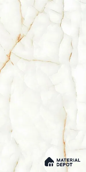 TL 02845 Chalk White 4 ft x 2 ft Glossy Finish Vitrified Wall & Floor Tile - 9.5 mm