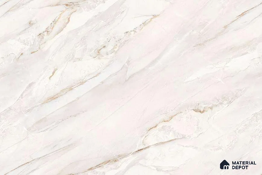 Endless Marble Floor & Wall Tile TL 07169 Champagne 6 ft x 4 ft Glossy Finish Vitrified Large Format Tile Tile - 15 mm | 3 random design | Suitable For Living Room, Bedroom, Bathroom | Adhesive and Spacers Must be Used During Installation (Sample)