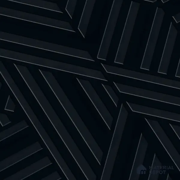 TL 00702 Charcoal Black Matte Finish 4 ft x 2 ft Full Body Vitrified Tile - 9 mm