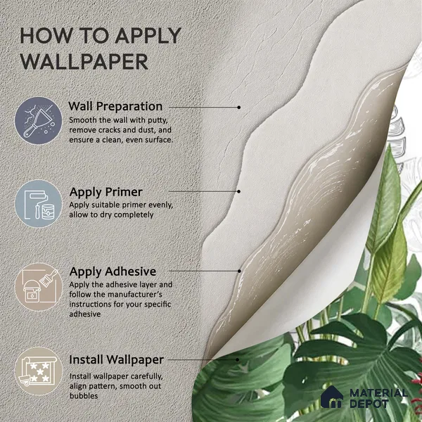701511 - Charm, Nature Theme Based Tropical Wallpaper, Customised Indrani Series Soft Feel Tropical Design (Customised Size Wallpaper )