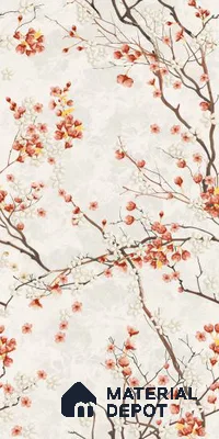 TL 12790 Cherry Blossoms 4 ft x 2 ft Vitrified Matte Finish Tile - 9 mm