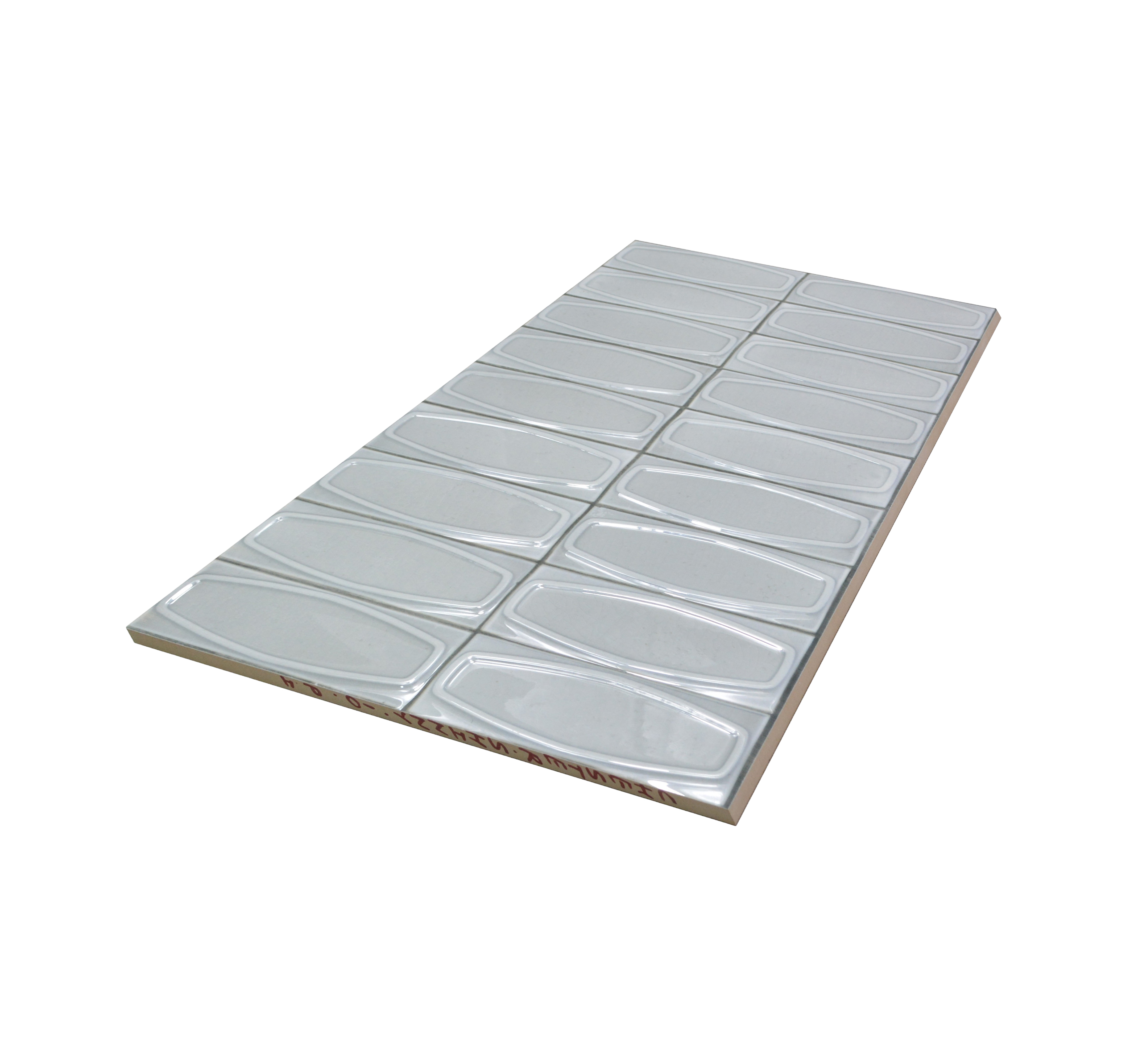 Faux Subway Wall Tile TL 05379 B Miraq Chester Ice White 2 ft x 1 ft Ceramic Glossy Finish - 8 mm | Suitable For Kitchen, Bathroom Walls and Backsplashes (Sample)
