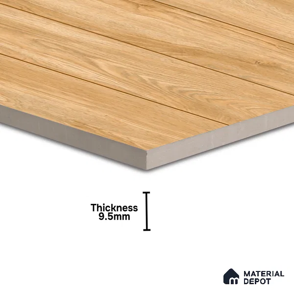 TL 00582 Chestnut Brown 2 ft x 2 ft Matte Finish Digital Porcelain Floor & Wall Tile - 9.5 mm