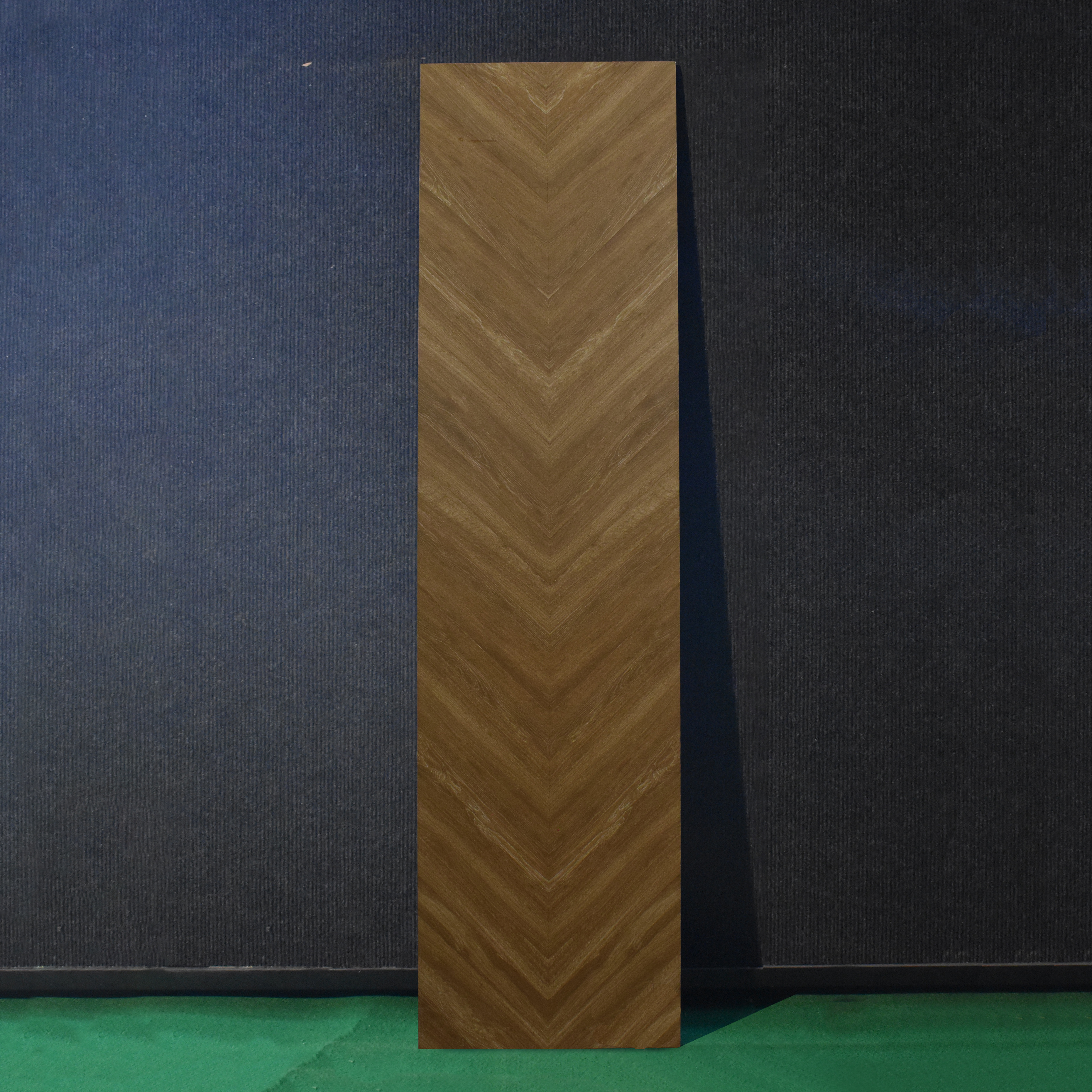 TL 01208 A Chevron Beige 1200x300 mm GVT Carving Matte Finish Abstract Look Tile | 2-3 mm Spacer is Mandatory