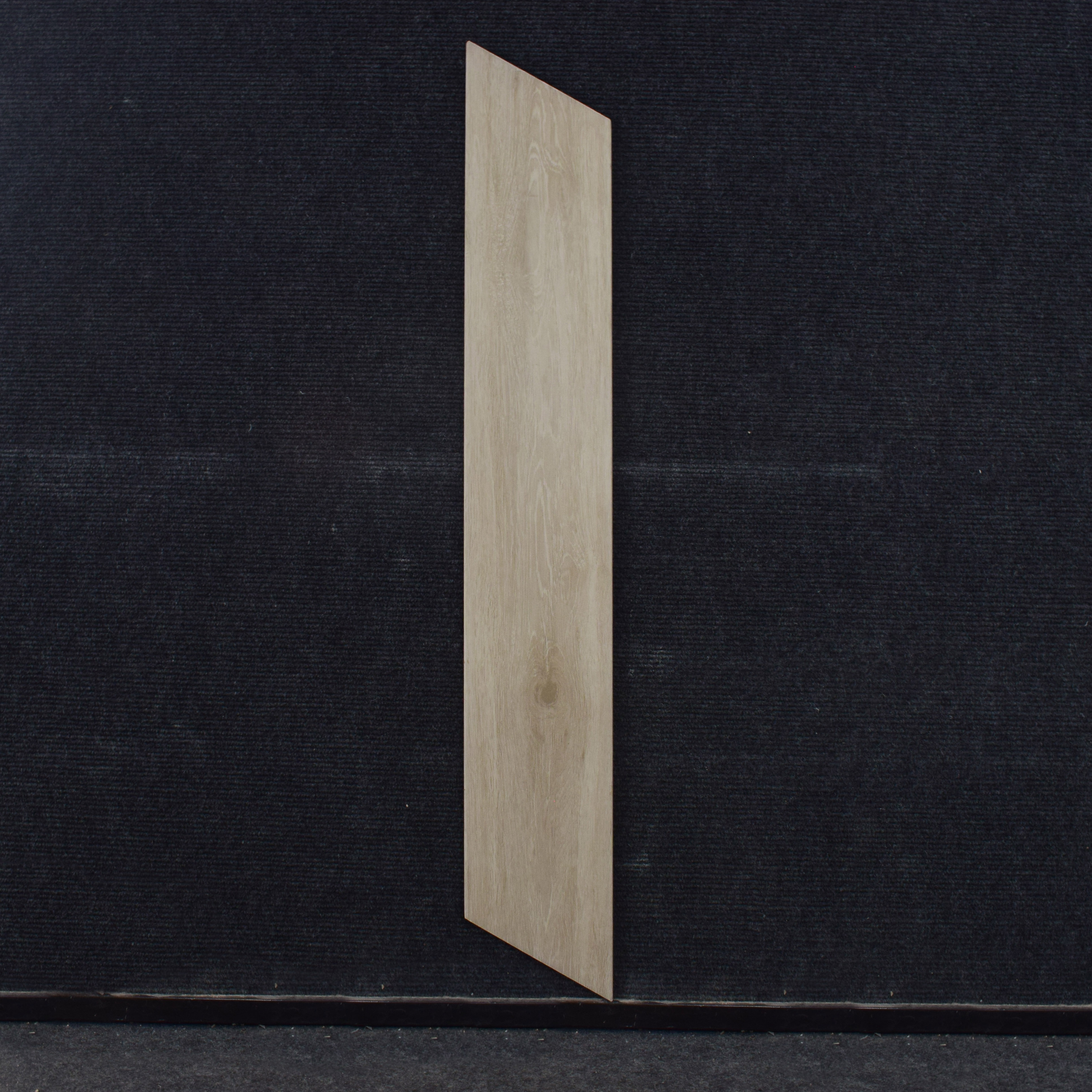 Wood Look Floor Tile TL 01207 Chevron Oaklore Bianco 35.43 inch x 6 inch Matte Finish Porcelain Tile - 9 mm | Suitable For living Room, Bedroom, Bathroom | 2-3 mm Spacer is Mandatory (Sample)