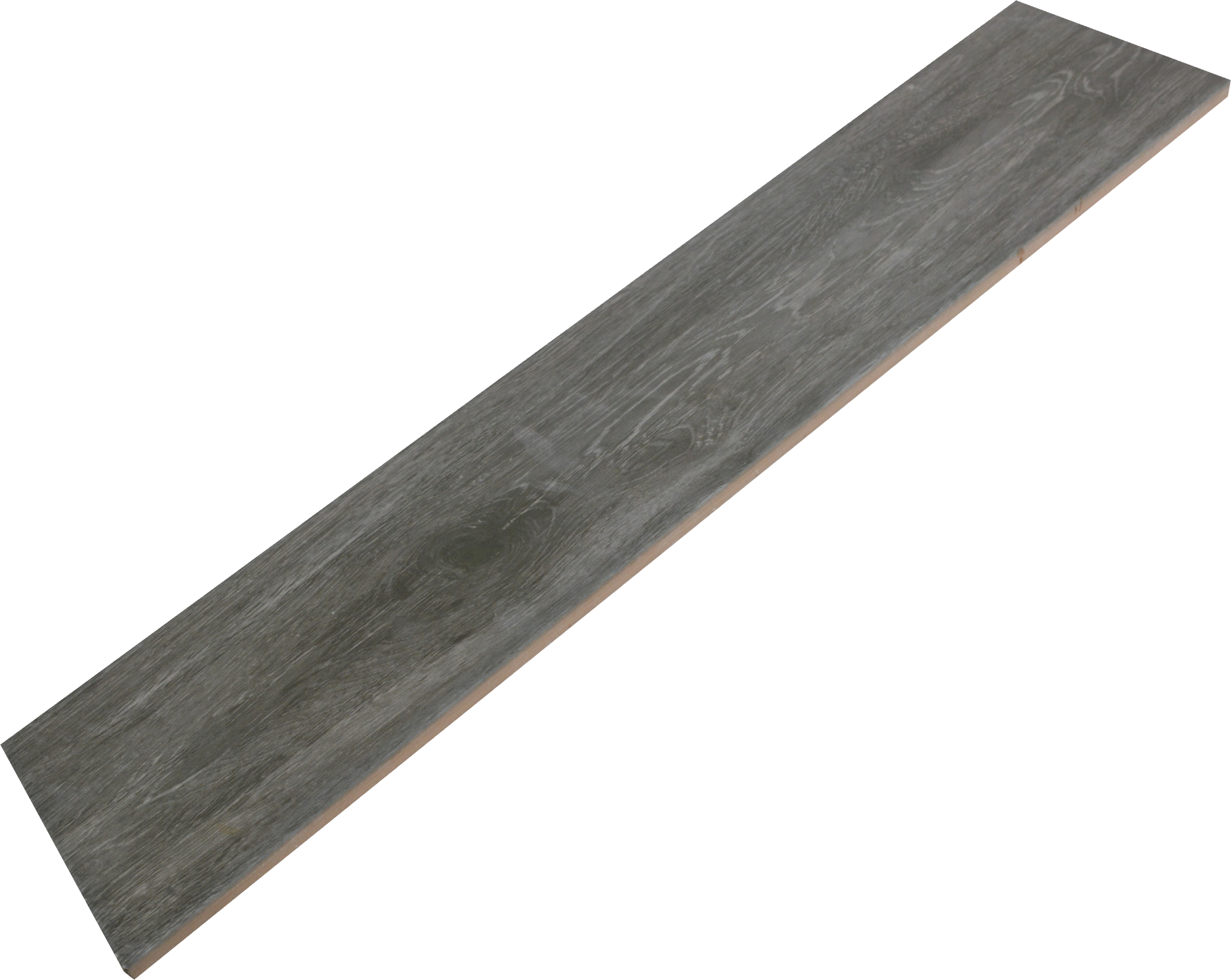 Wood Look Floor Tile TL 01211 Chevron Oaklore Nero 35.43 inch x 6 inch Matte Finish Porcelain Tile - 9 mm | Suitable For living Room, Bedroom, Bathroom | 2-3 mm Spacer is Mandatory (Sample)