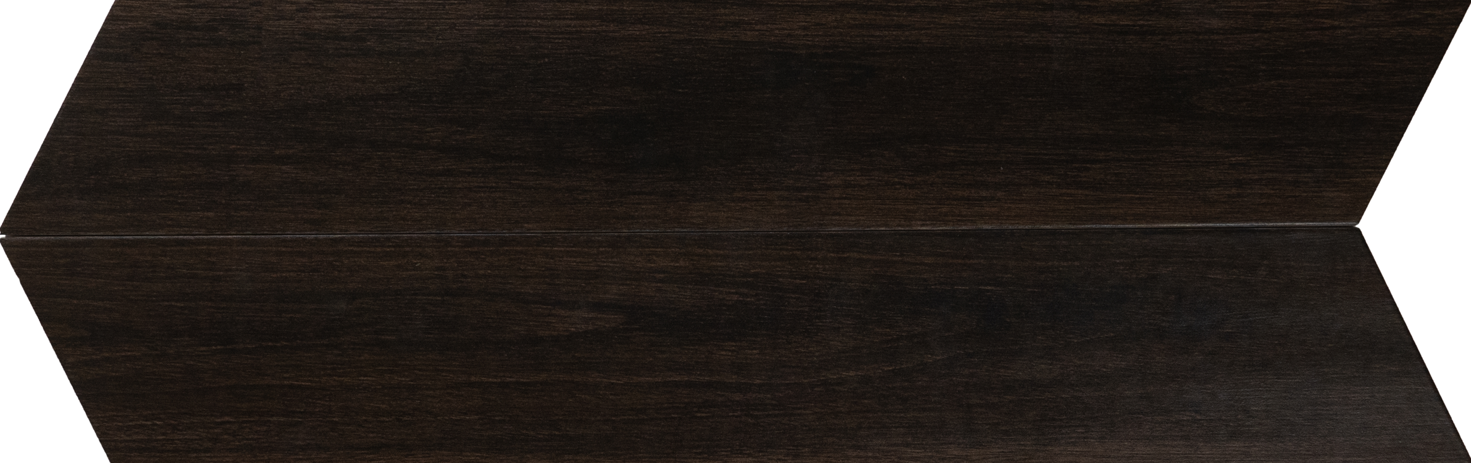 TL 01213 Chevron Oaklore Walnut 900x150 mm Matte Finish Vitrified Wooden Look Floor Tile - 9 mm (Sample)