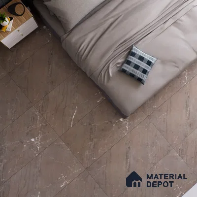 Marble Floor & Wall Tile TL 05616 Choco Polenta 4 ft x 2 ft Matte Finish Vitrified Tile - 9 mm