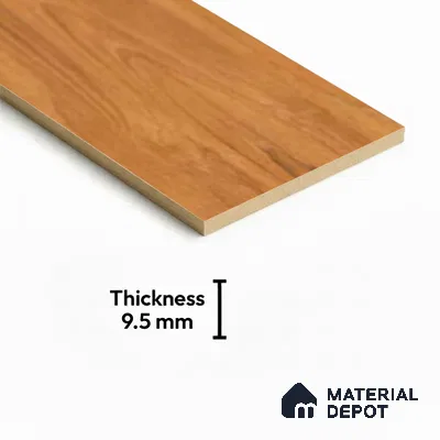 TL 02986 Chocolate Brown 39 x 8 inch Matte Finish Porcelain Floor & Wall Plank Tile - 9.5 mm | 2-3 mm Spacer is Mandatory