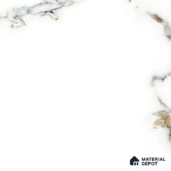 Marble Floor & Wall Tile TL 02210 Chrome White 4 ft x 2 ft Glossy Finish Vitrified Tile - 9 mm (Random 5 )