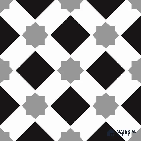 TL 03726 B Matrix 200x200 mm Matte Finish Ceramic Wall & Floor Subway Tile - 10 mm (Sample)