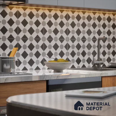 TL 03726 B Matrix 200x200 mm Matte Finish Ceramic Wall & Floor Subway Tile - 10 mm (Sample)