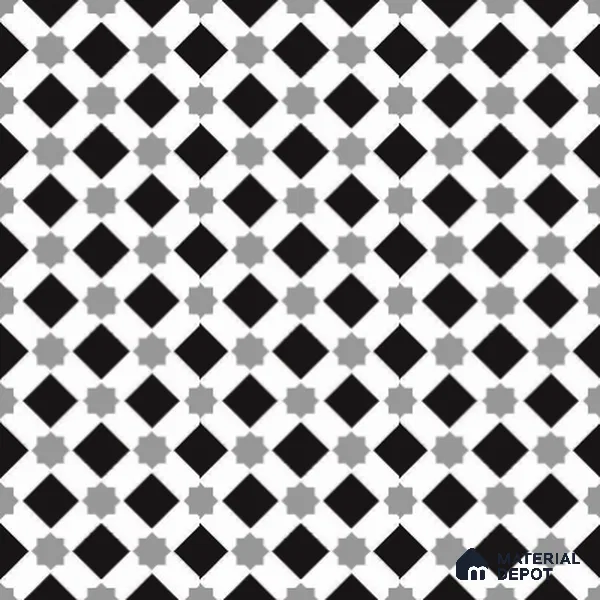 TL 03726 B Matrix 200x200 mm Matte Finish Ceramic Wall & Floor Subway Tile - 10 mm (Sample)