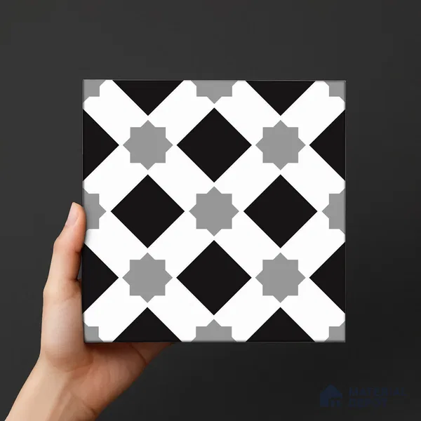 TL 03726 B Matrix 200x200 mm Matte Finish Ceramic Wall & Floor Subway Tile - 10 mm (Sample)