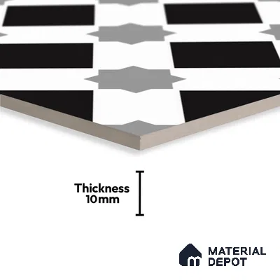 TL 03726 B Matrix 200x200 mm Matte Finish Ceramic Wall & Floor Subway Tile - 10 mm (Sample)
