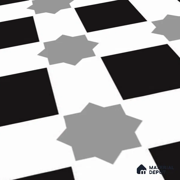 TL 03726 B Matrix 200x200 mm Matte Finish Ceramic Wall & Floor Subway Tile - 10 mm (Sample)