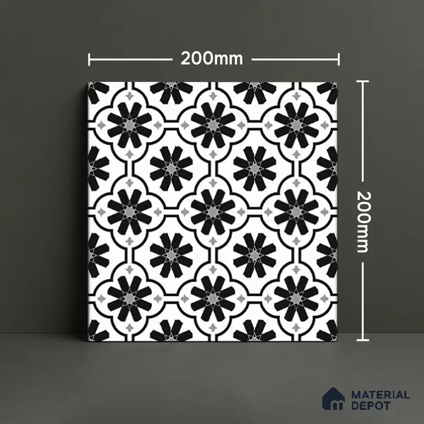 TL 03726 E Crown 200x200 mm Matte Finish Ceramic Wall & Floor Subway Tile - 10 mm (Sample)