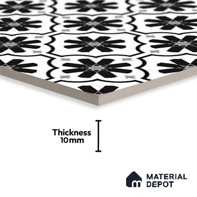 TL 03726 E Crown 200x200 mm Matte Finish Ceramic Wall & Floor Subway Tile - 10 mm (Sample)