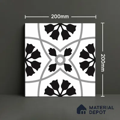 TL 03726 F Decent 200x200 mm Matte Finish Ceramic Wall & Floor Subway Tile - 10 mm (Sample)