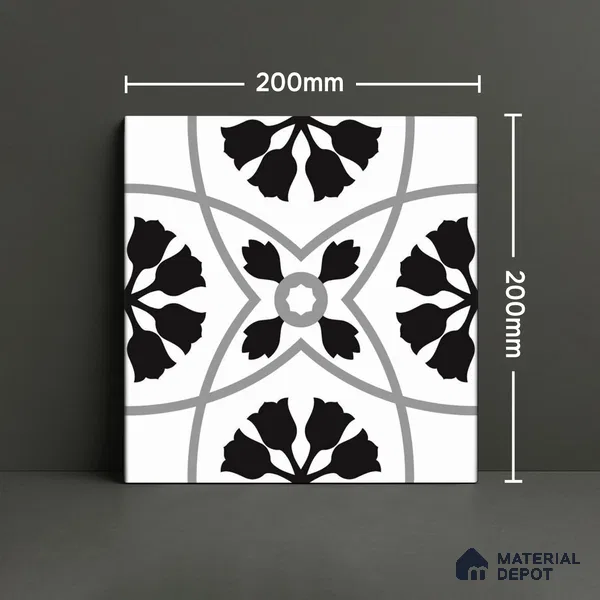 TL 03726 F Decent 200x200 mm Matte Finish Ceramic Wall & Floor Subway Tile - 10 mm (Sample)