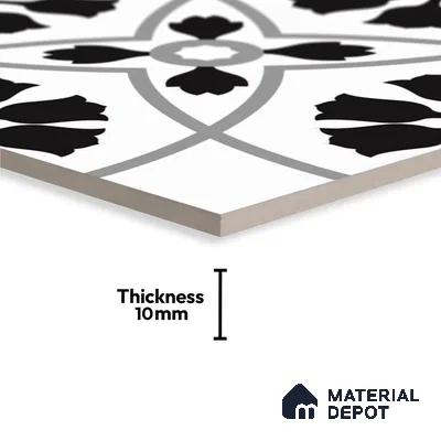 TL 03726 F Decent 200x200 mm Matte Finish Ceramic Wall & Floor Subway Tile - 10 mm (Sample)