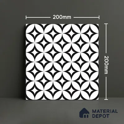 TL 03726 H Ferris 200x200 mm Matte Finish Ceramic Wall  Subway Tile - 10 mm (Sample)