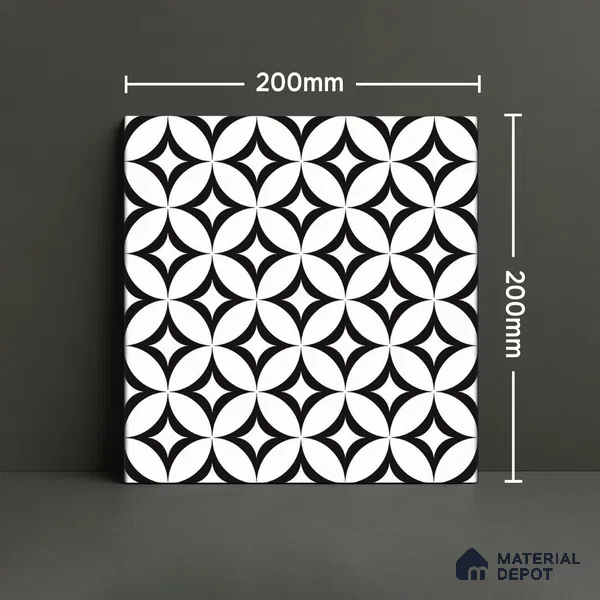 TL 03726 H Ferris 200x200 mm Matte Finish Ceramic Wall  Subway Tile - 10 mm (Sample)