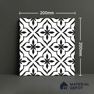 TL 03726 I Antique 200x200 mm Matte Finish Ceramic Wall & Floor Subway Tile - 10 mm (Sample)