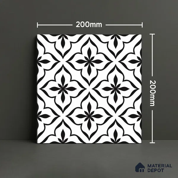 TL 03726 I Antique 200x200 mm Matte Finish Ceramic Wall & Floor Subway Tile - 10 mm (Sample)