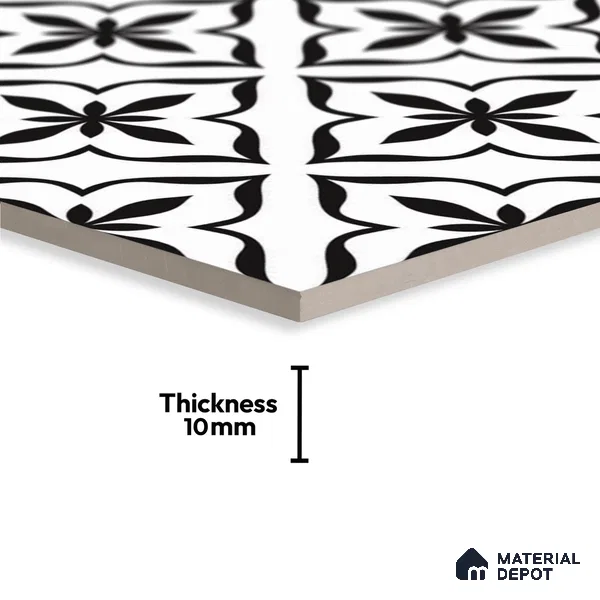 TL 03726 I Antique 200x200 mm Matte Finish Ceramic Wall & Floor Subway Tile - 10 mm (Sample)