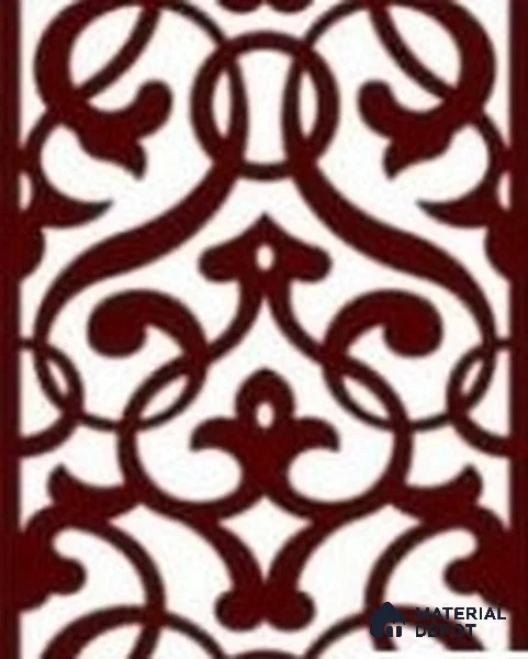 Duco Paintable Lattice Design CNC Carving MDF Panel 4 ft x 4 ft - 12 mm