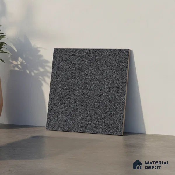 TL 05774 Coal Platinum Grey 400x400 mm Matte Finish Vitrified Parking Floor Tile - 12 mm | Pattern Alignment May Vary | 2-3 mm Spacer is Mandatory