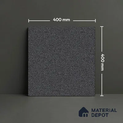 TL 05774 Coal Platinum Grey 400x400 mm Matte Finish Vitrified Parking Floor Tile - 12 mm | Pattern Alignment May Vary | 2-3 mm Spacer is Mandatory