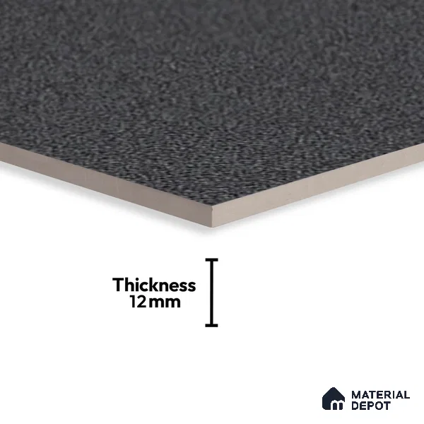 TL 05774 Coal Platinum Grey 400x400 mm Matte Finish Vitrified Parking Floor Tile - 12 mm | Pattern Alignment May Vary | 2-3 mm Spacer is Mandatory